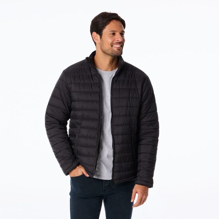 MTS CLOTHING ARTICLE#6347 Men's Long Sleeve Tasman Puffer Jacket Black