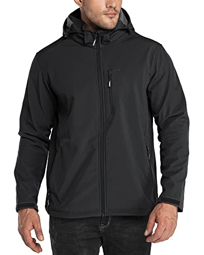 MTS CLOTHING ARTICLE#6344 Men's Waterproof Jackets Fleece Lining Softshell Jacket