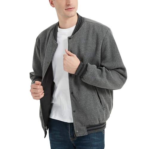 MTS CLOTHING ARTICLE#6369 Men Reversible Varsity Jacket Men