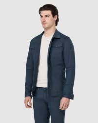 MTS CLOTHING ARTICLE#6307 Cotton Micro-Design Overshirt
