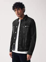 MTS CLOTHING ARTICLE#6311 Black Denim Jacket