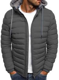 MTS CLOTHING ARTICLE#6386 Men's Hooded Puffer Jacket