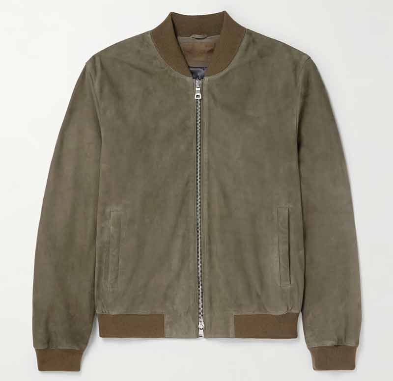 MTS CLOTHING ARTICLE#6349  sude bomber jacket