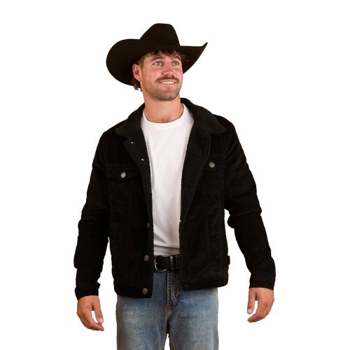 MTS CLOTHING ARTICLE#6378 Corduroy Jacket Black